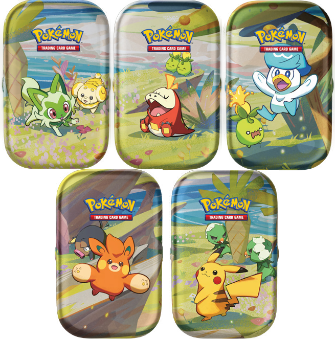 pokémon - trading card game: kanto friends mini tin Pokemon TCG - Scarlet & Violet - Base Set - Paldea Friends
