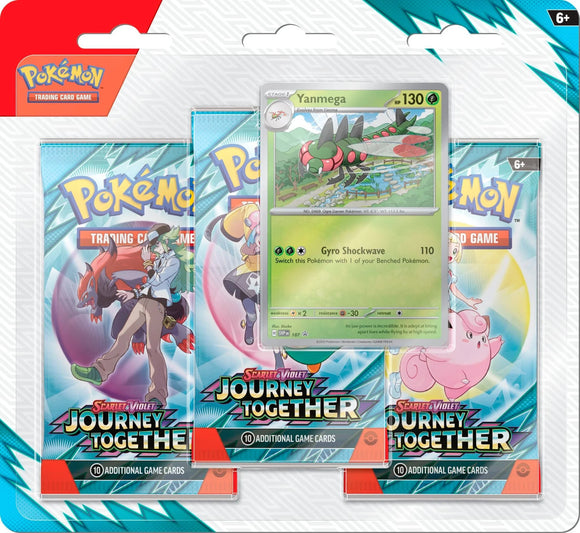 Pokemon TCG - Scarlet & Violet - Journey Together - 3 Pack Blister - Yanmega