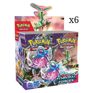 Pokemon TCG - Scarlet & Violet - Temporal Forces - Sealed Case of 6 Booster Boxes