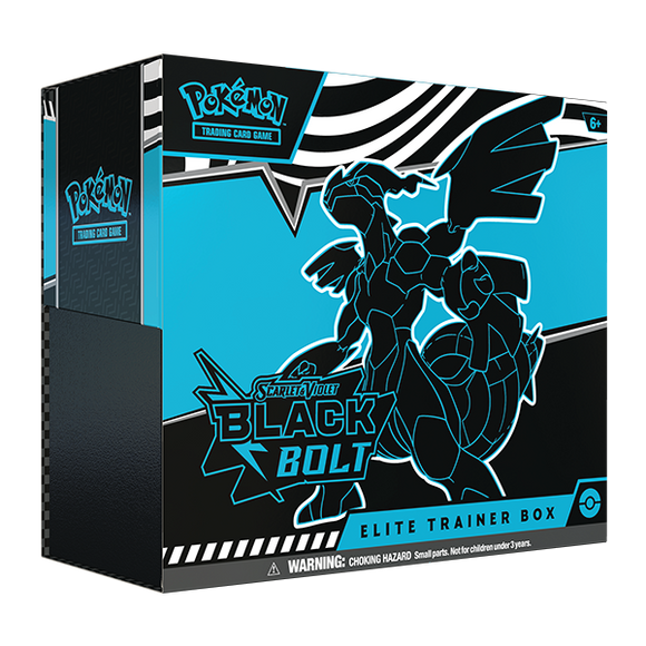 Pokemon TCG - Scarlet & Violet - Black Bolt - Elite Trainer Box (ETB) - Zekrom