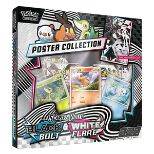 Pokemon TCG - Scarlet & Violet - Black Bolt & White Flare - Unova Poster Collection