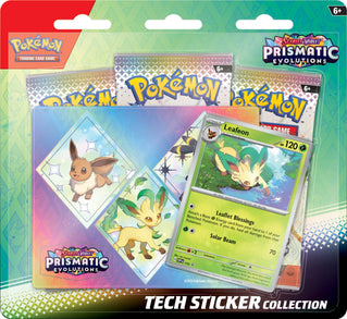 Pokemon TCG - Scarlet & Violet - Prismatic Evolutions - Tech Sticker Collection - Leafeon