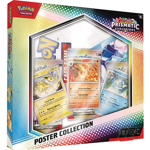 Pokemon TCG - Scarlet & Violet - Prismatic Evolutions - Poster Collection