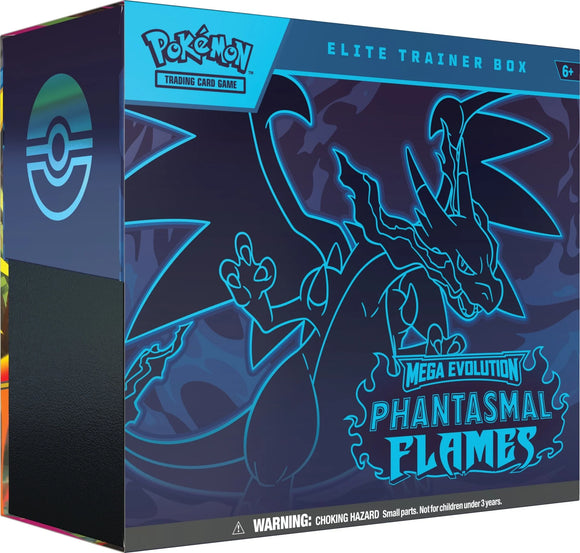Pokemon TCG - Mega Evolution - Phantasmal Flames - Elite Trainer Box (ETB)