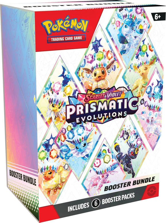 Pokemon TCG - Scarlet & Violet - Prismatic Evolutions - Booster Bundle