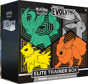 Pokemon TCG - Evolving Skies Elite Trainer Box (ETB) - Leafeon, Umbreon, Jolteon & Flareon