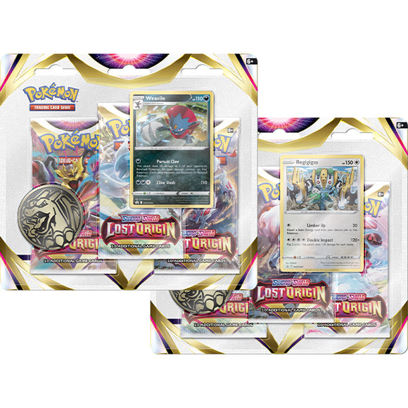 Pokemon TCG - Lost Origin - 3 Pack Blister