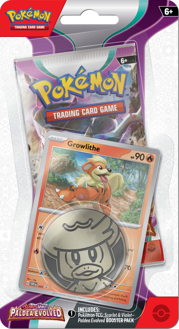 Pokemon TCG - Scarlet & Violet - Paldea Evolved - Checklane Blister