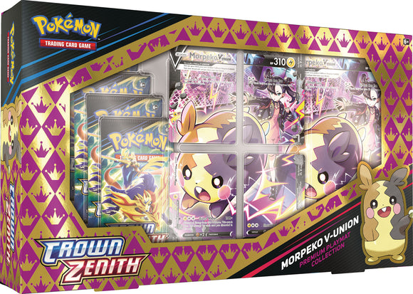 Pokemon TCG - Sword & Shield 12.5 - Crown Zenith - Premium Playmat Collection - Morpeko V-Union