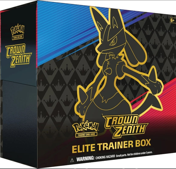 Pokemon TCG - Sword & Shield 12.5 - Crown Zenith - Elite Trainer Box (ETB)