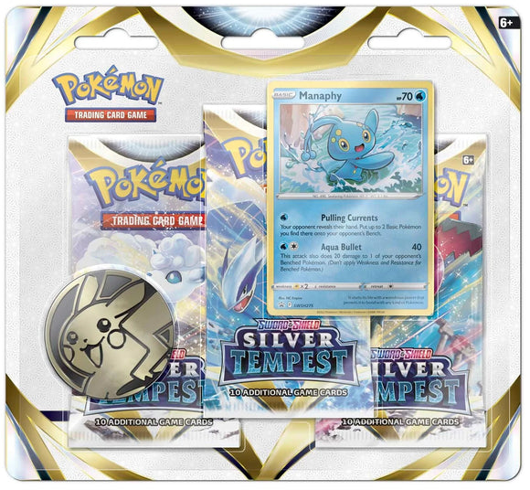 Pokemon TCG - Silver Tempest - 3 Pack Blister