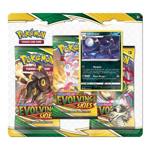 Pokemon TCG - Evolving Skies - 3 Pack Blister - Umbreon