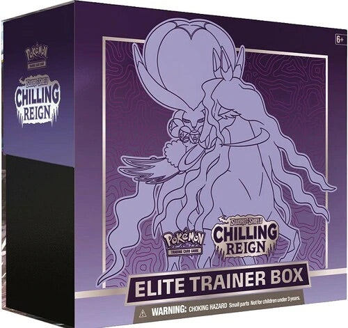 Pokemon TCG - Chilling Reign Elite Trainer Box (ETB) - Calyrex/Spectrier (Purple)