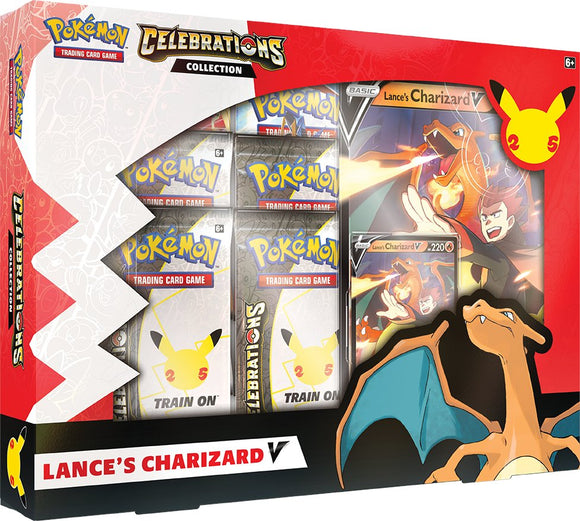Pokemon TCG - 25th Anniversary Celebrations - V Box - Lance's Charizard V