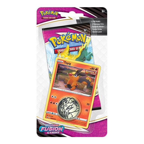 Pokemon TCG - Fusion Strike - Premium Checklane Blister - Tepig