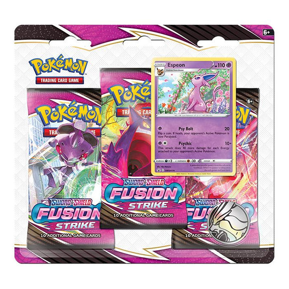 Pokemon TCG - Fusion Strike - 3 Pack Blister - Espeon